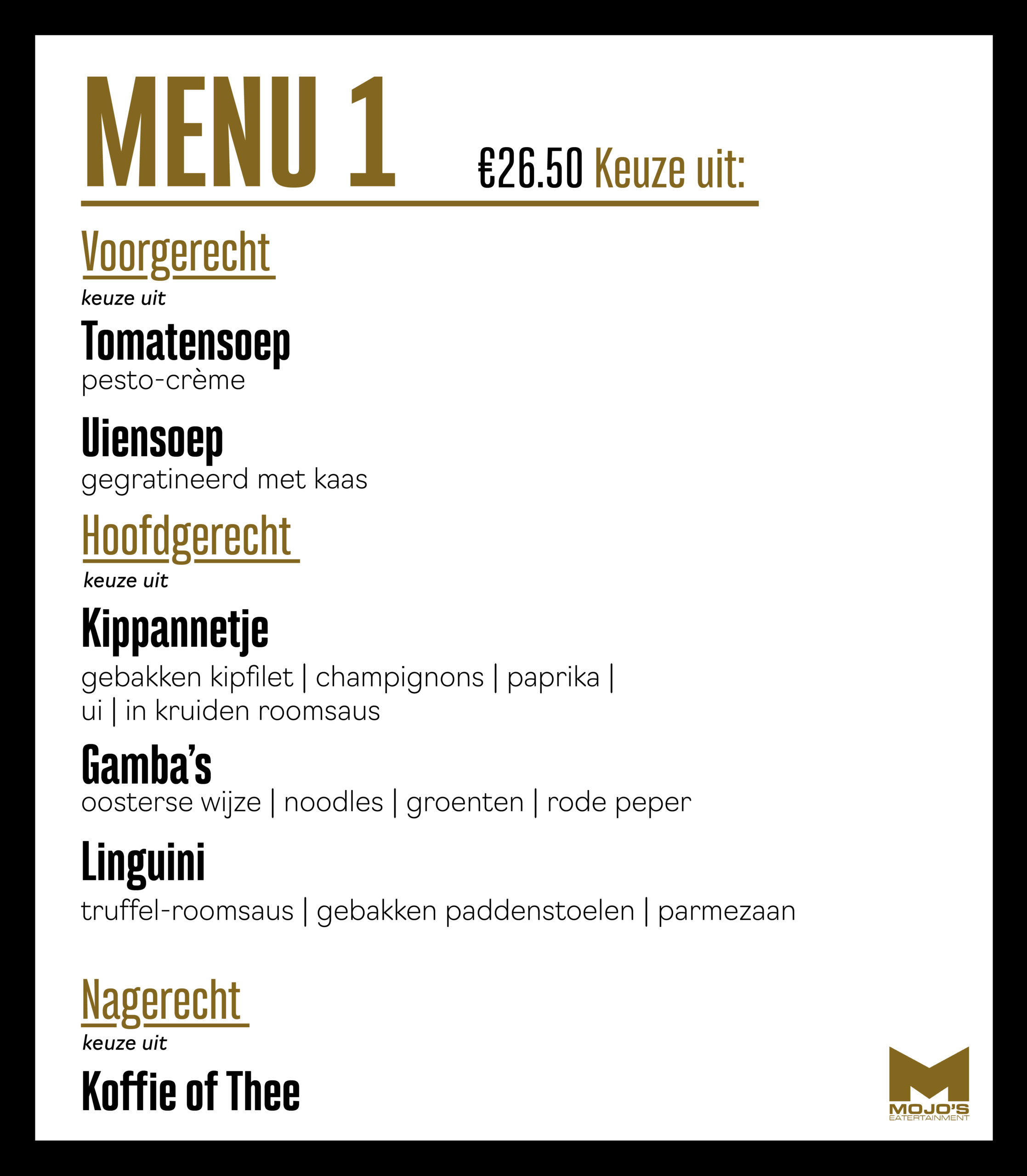 Groep Menu 1