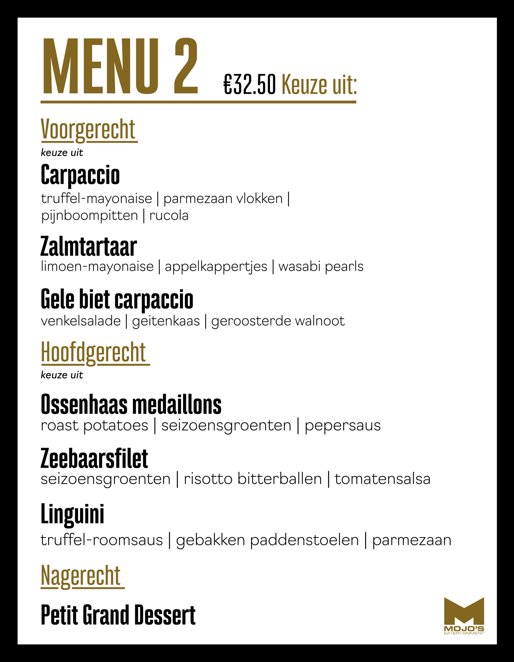 Groep menu 2