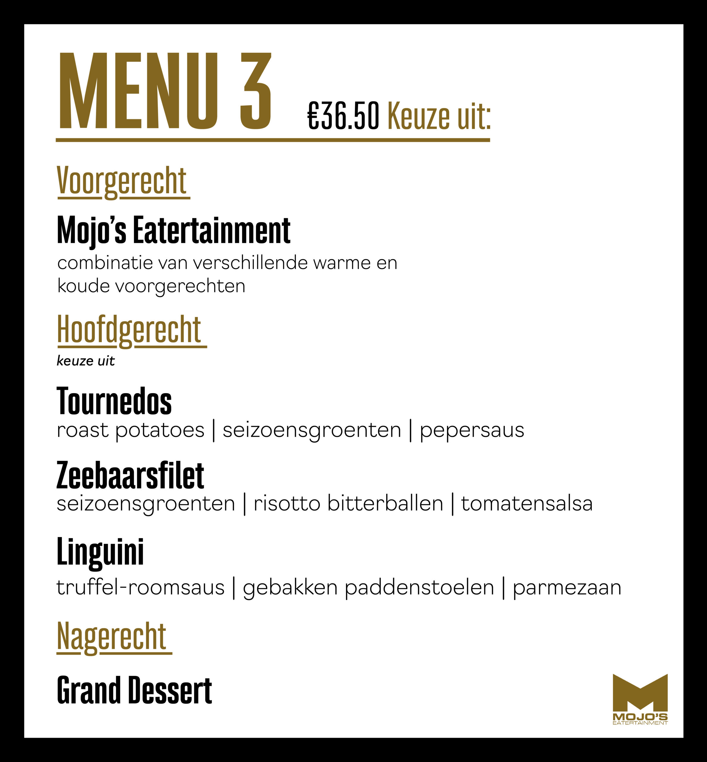 Groep menu 3